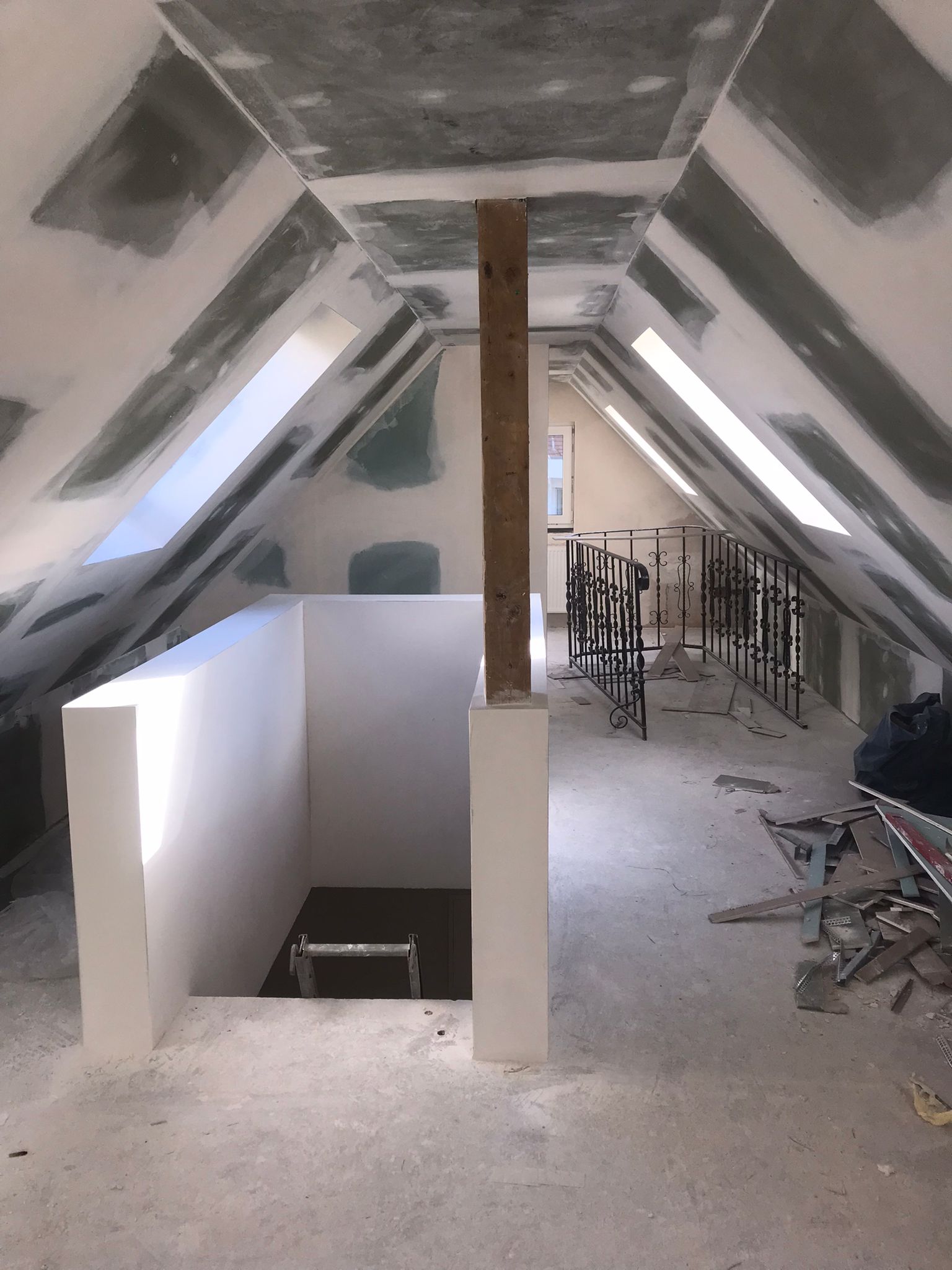 painted attic